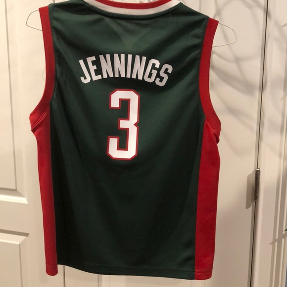 Brandon Jennings Youth M Milwaukee Bucks Jersey - Picture 2 of 2